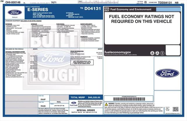 2026 Ford E-350 Cutaway E-Series Cutaway