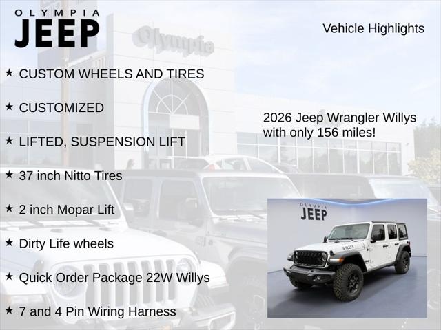 2026 Jeep Wrangler 4-Door Willys 4x4