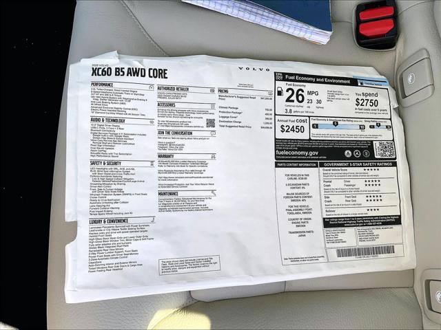 2025 Volvo XC60 B5 Core