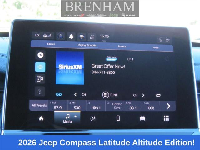 2026 Jeep Compass Latitude Altitude
