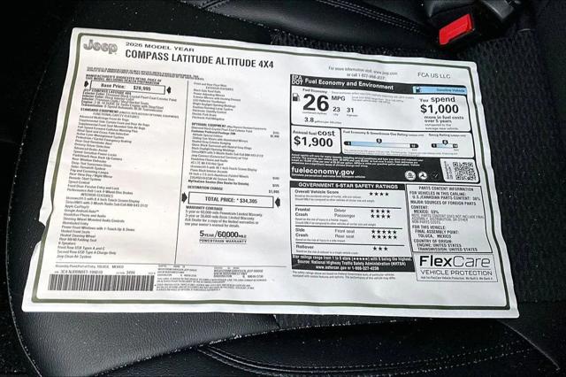 2026 Jeep Compass Latitude Altitude