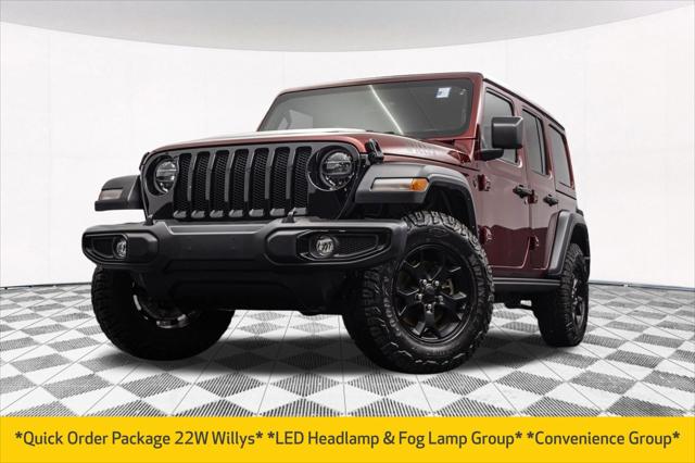2021 Jeep Wrangler Unlimited Willys 4x4 2021 Jeep Wrangler Unlimited Willys 4x4