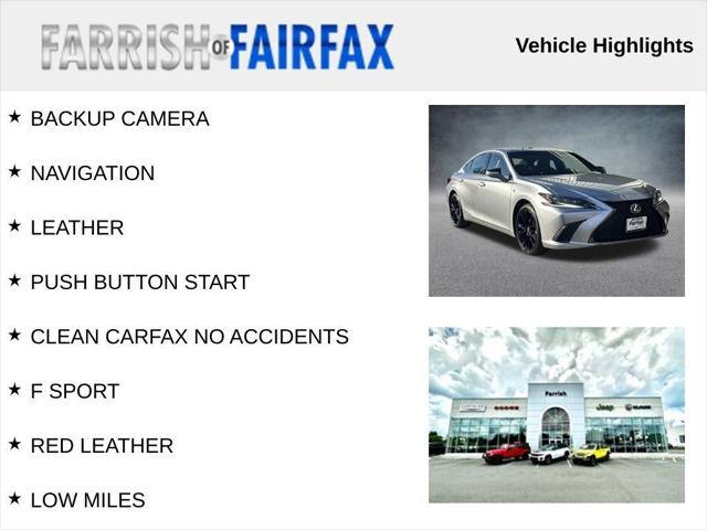 2022 Lexus ES 350 350 F Sport 2022 Lexus ES 350 350 F Sport