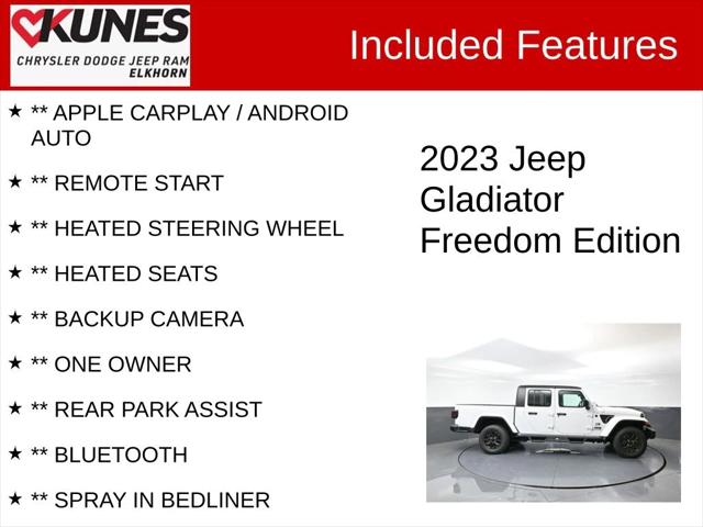 2023 Jeep Gladiator Freedom 4x4 2023 Jeep Gladiator Freedom 4x4