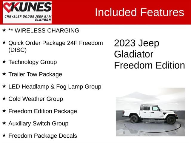 2023 Jeep Gladiator Freedom 4x4 2023 Jeep Gladiator Freedom 4x4