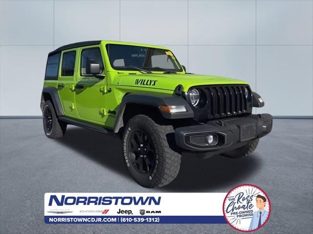 2021 Jeep Wrangler Unlimited Willys 4x4 2021 Jeep Wrangler Unlimited Willys 4x4
