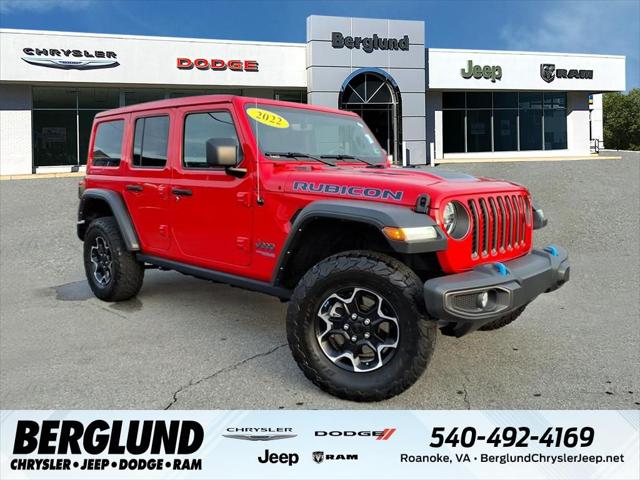 2022 Jeep Wrangler 4xe Unlimited Rubicon 4x4 2022 Jeep Wrangler 4xe Unlimited Rubicon 4x4