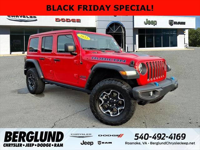2022 Jeep Wrangler 4xe Unlimited Rubicon 4x4 2022 Jeep Wrangler 4xe Unlimited Rubicon 4x4