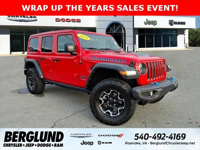 2022 Jeep Wrangler 4xe Unlimited Rubicon 4x4 2022 Jeep Wrangler 4xe Unlimited Rubicon 4x4