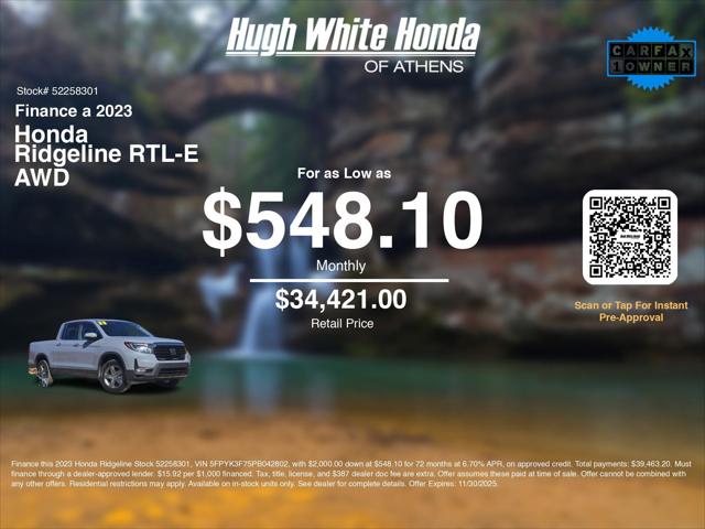 2023 Honda Ridgeline RTL-E 2023 Honda Ridgeline RTL-E