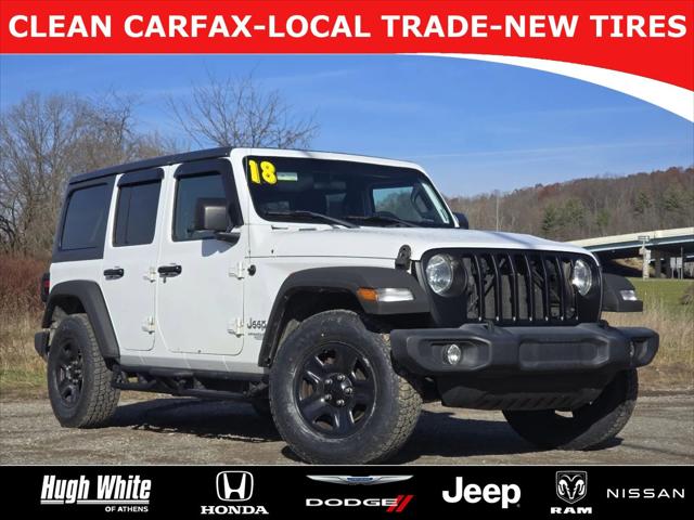 2018 Jeep Wrangler Unlimited Sport 4x4 2018 Jeep Wrangler Unlimited Sport 4x4