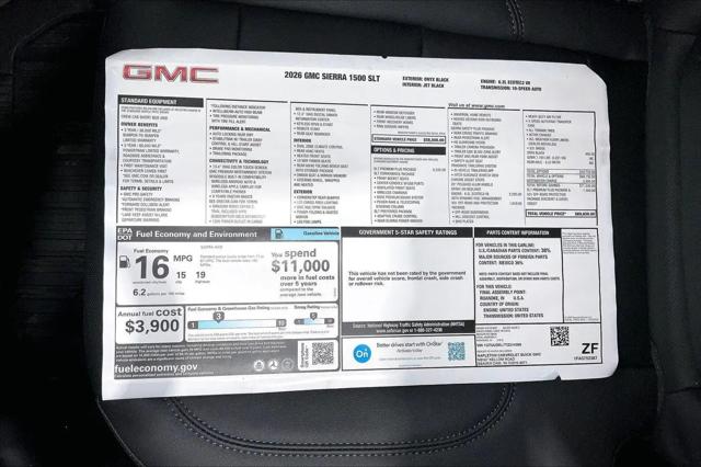 2026 GMC Sierra 1500 Crew Cab, Short Bed, SLT, 4WD