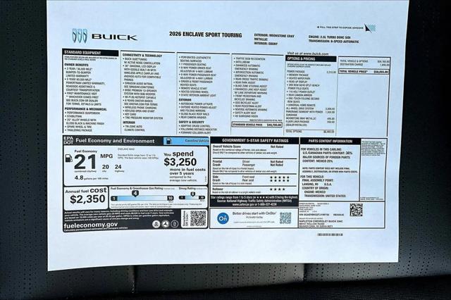 2026 Buick Enclave Sport Touring FWD