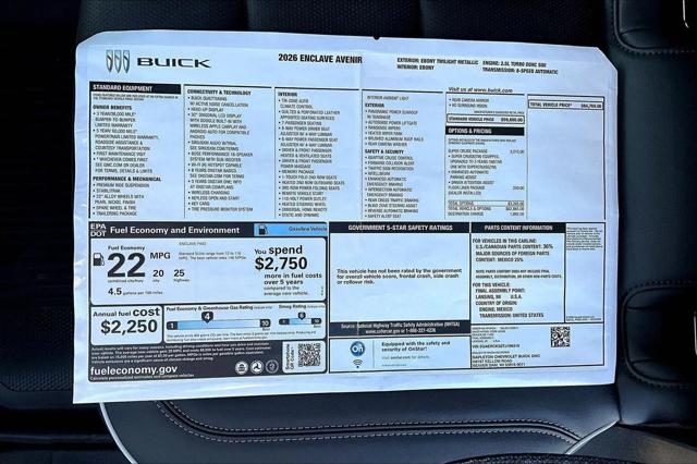 2026 Buick Enclave Avenir FWD