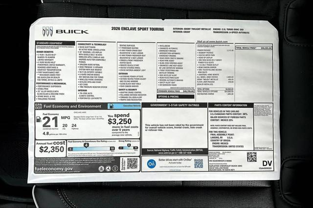 2026 Buick Enclave Sport Touring FWD