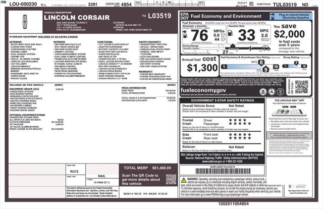 2026 Lincoln Corsair Grand Touring