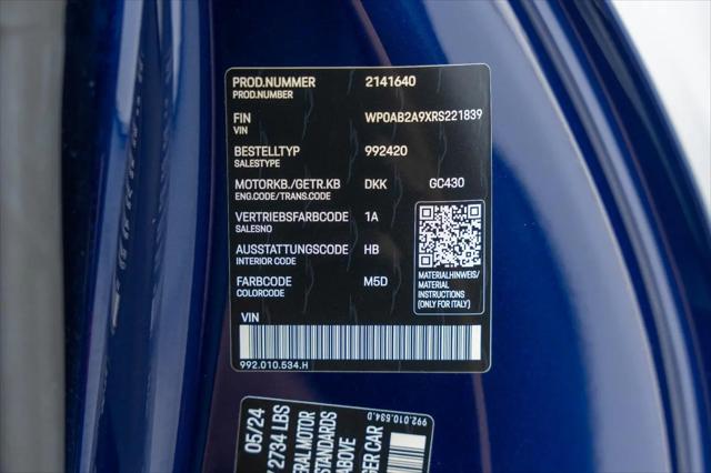2024 Porsche 911 Carrera 4S