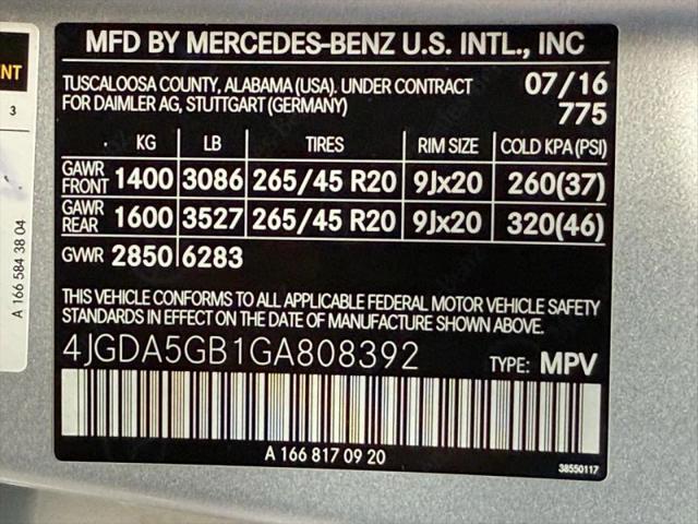 2016 Mercedes-Benz GLE GLE 400 4MATIC