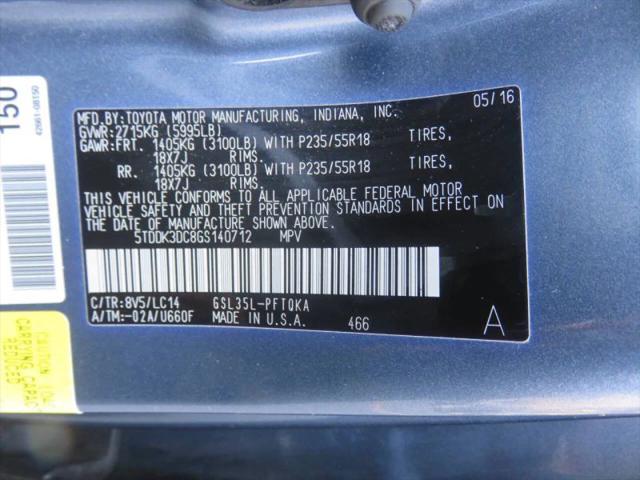 2016 Toyota Sienna XLE 7 Passenger