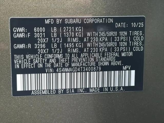 2026 Subaru Ascent Limited 7-Passenger