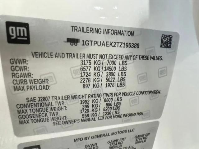 2026 GMC Sierra 1500 Crew Cab, Short Bed, Pro, 4WD