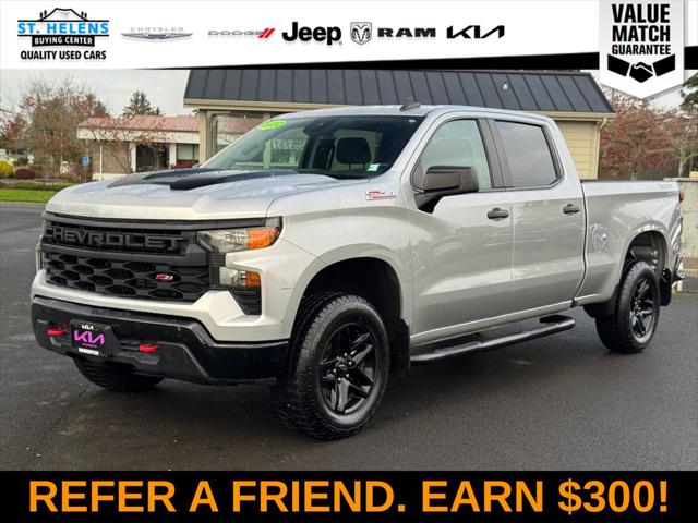 2022 Chevrolet Silverado 1500 4WD Crew Cab Standard Bed Custom Trail Boss