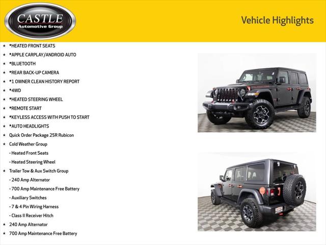 2023 Jeep Wrangler 4-Door Rubicon 4x4 2023 Jeep Wrangler 4-Door Rubicon 4x4