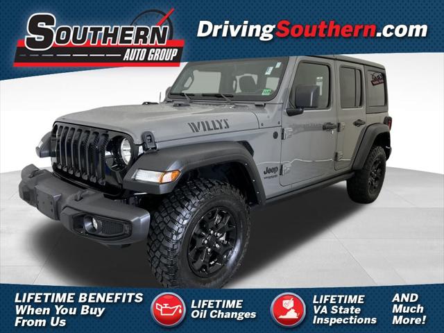2022 Jeep Wrangler Unlimited Willys Sport 4x4 2022 Jeep Wrangler Unlimited Willys Sport 4x4