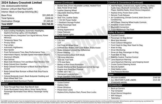 2024 Subaru Crosstrek Limited 2024 Subaru Crosstrek Limited