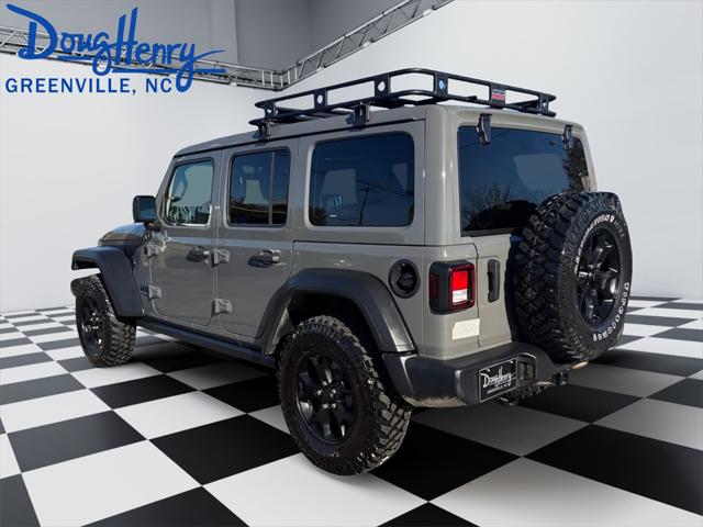 2021 Jeep Wrangler Unlimited Willys 4x4 2021 Jeep Wrangler Unlimited Willys 4x4
