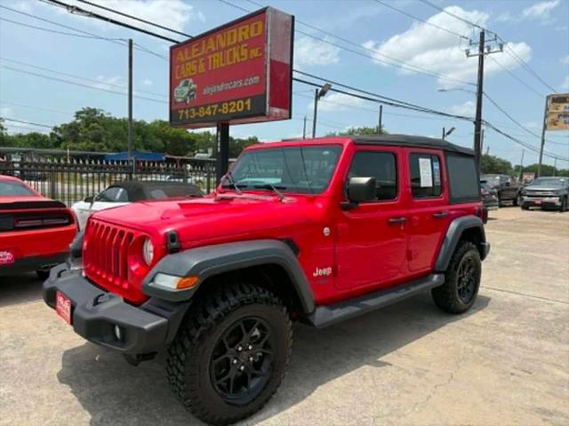 2018 Jeep Wrangler Unlimited Sport S 4x4 for sale in Houston, TX