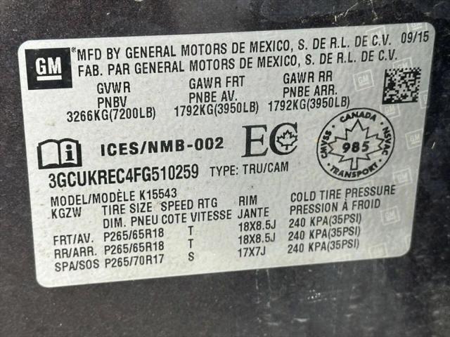 2015 Chevrolet Silverado 1500 1LT