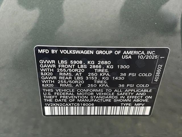 2026 Volkswagen Atlas SE with Technology