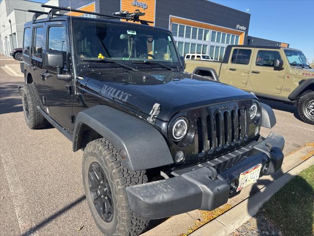 2016 Jeep Wrangler Unlimited Willys Wheeler 2016 Jeep Wrangler Unlimited Willys Wheeler