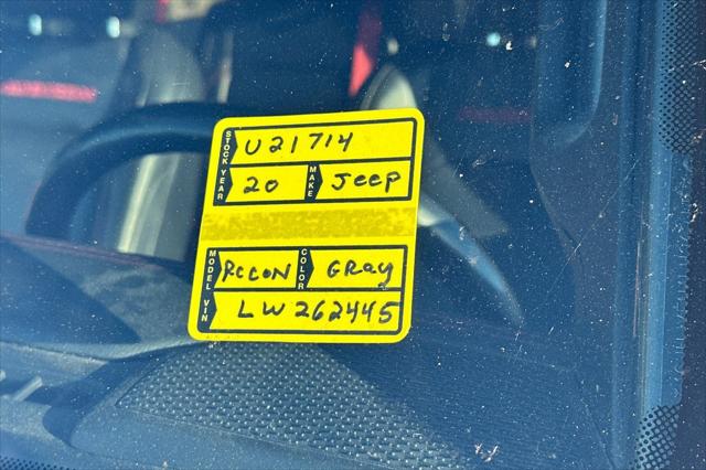 2020 Jeep Wrangler Unlimited Rubicon Recon 4X4 2020 Jeep Wrangler Unlimited Rubicon Recon 4X4