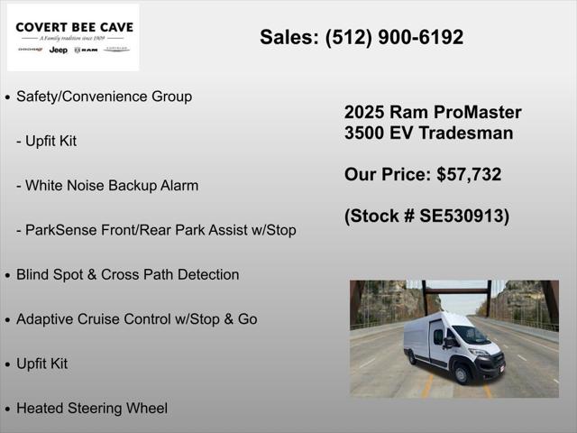 2025 Ram ProMaster Step Van Super High Roof 159" WB EXT