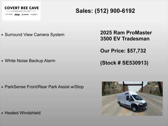 2025 Ram ProMaster Step Van Super High Roof 159" WB EXT