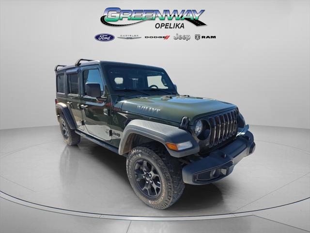 2021 Jeep Wrangler Unlimited Willys 4x4 2021 Jeep Wrangler Unlimited Willys 4x4
