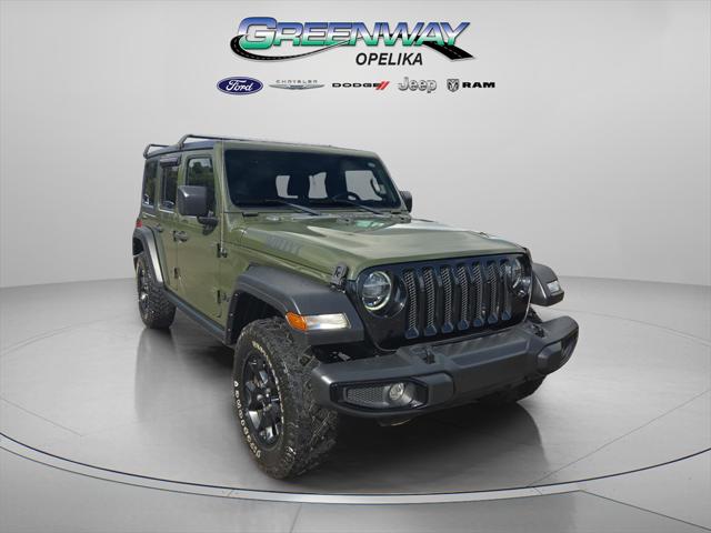 2021 Jeep Wrangler Unlimited Willys 4x4 2021 Jeep Wrangler Unlimited Willys 4x4