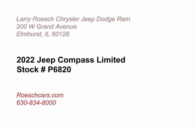 2022 Jeep Compass Limited 4x4 2022 Jeep Compass Limited 4x4