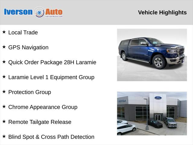 2020 RAM 1500 Laramie Crew Cab 4x4 57 Box 2020 RAM 1500 Laramie Crew Cab 4x4 57 Box