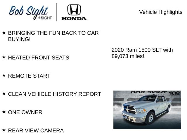 2020 RAM 1500 Classic SLT Crew Cab 4x4 57 Box 2020 RAM 1500 Classic SLT Crew Cab 4x4 57 Box