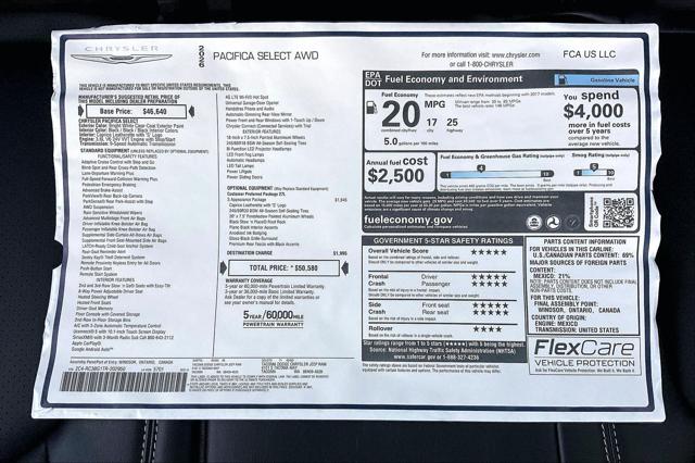 2026 Chrysler Pacifica Select AWD
