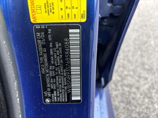 2006 BMW M5 Sedan 4D