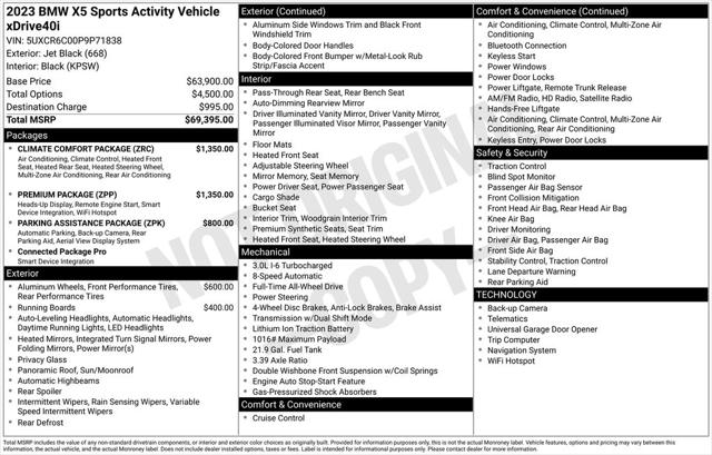 2023 BMW X5 xDrive40i 2023 BMW X5 xDrive40i
