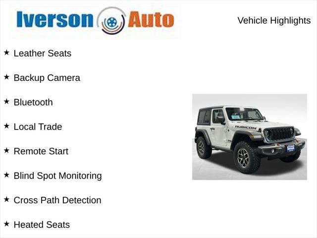 2024 Jeep Wrangler 2-Door Rubicon 4x4 2024 Jeep Wrangler 2-Door Rubicon 4x4