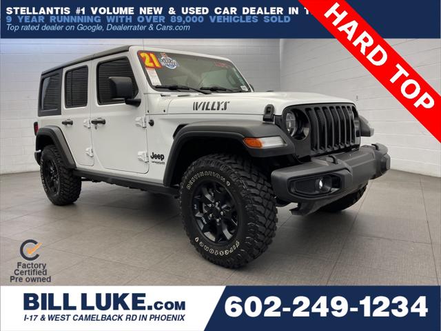 2021 Jeep Wrangler Unlimited Willys 4x4 2021 Jeep Wrangler Unlimited Willys 4x4