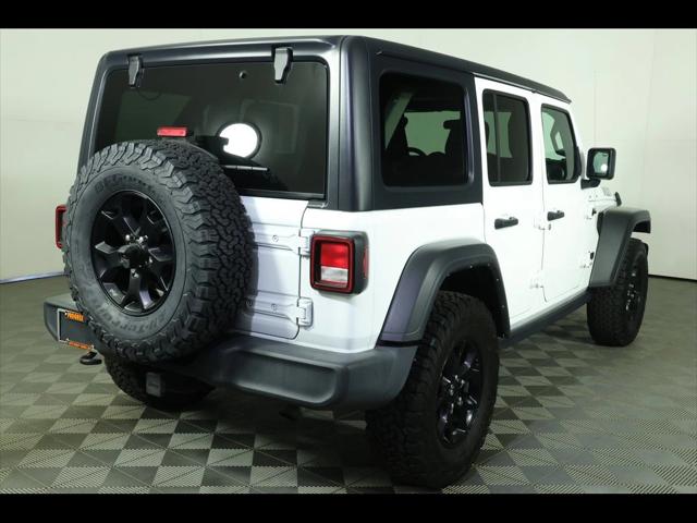 2021 Jeep Wrangler Unlimited Willys 4x4 2021 Jeep Wrangler Unlimited Willys 4x4