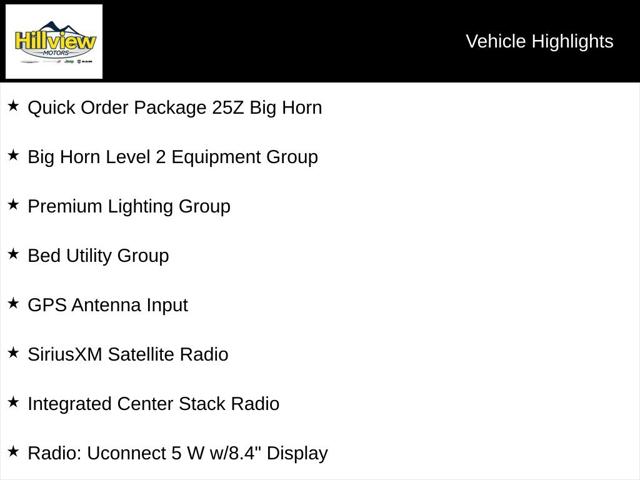 2022 RAM 1500 Big Horn Crew Cab 4x4 57 Box 2022 RAM 1500 Big Horn Crew Cab 4x4 57 Box