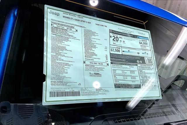 2026 Jeep Wrangler Sport S